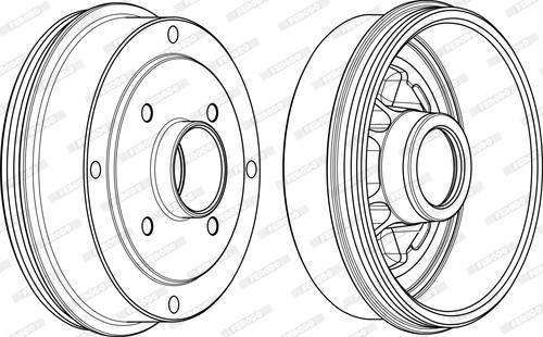 Ferodo FDR329224 - Jarrurumpu inparts.fi