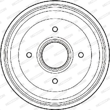 Ferodo FDR329700 - Jarrurumpu inparts.fi