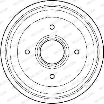 Ferodo FDR329701 - Jarrurumpu inparts.fi