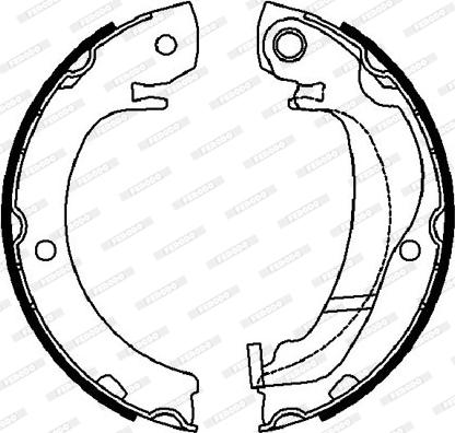 Ferodo FSB4036 - Jarrukenkäsarja, seisontajarru inparts.fi