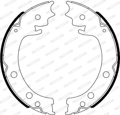 Ferodo FSB4116 - Jarrukenkäsarja, seisontajarru inparts.fi