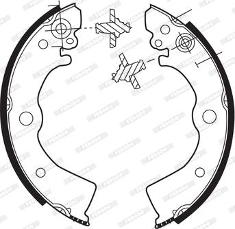 Ferodo FSB412 - Jarrukenkäsarja inparts.fi
