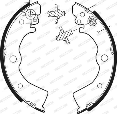 Ferodo FSB412 - Jarrukenkäsarja inparts.fi