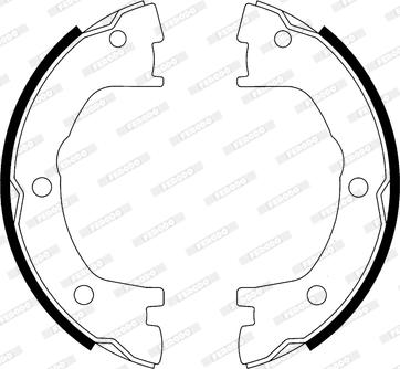 Ferodo FSB593 - Jarrukenkäsarja, seisontajarru inparts.fi