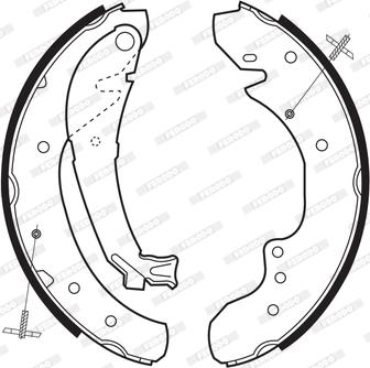 Ferodo FSB534 - Jarrukenkäsarja inparts.fi