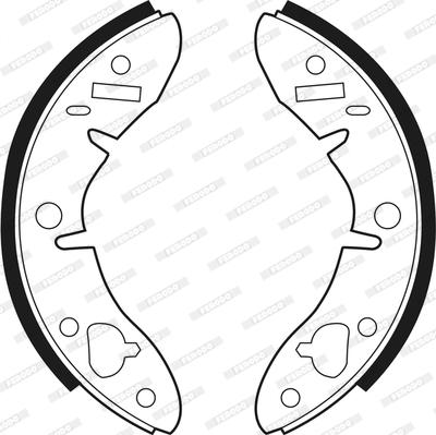 Ferodo FSB278 - Jarrukenkäsarja inparts.fi