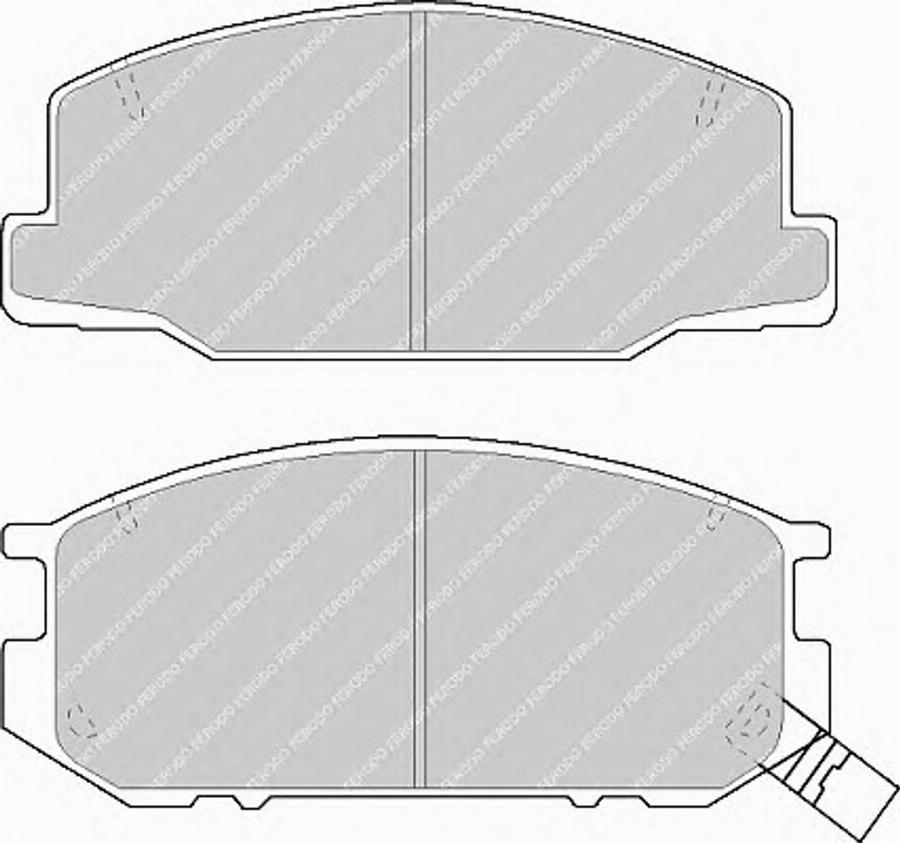 Ferodo FSL932 - Jarrupala, levyjarru inparts.fi