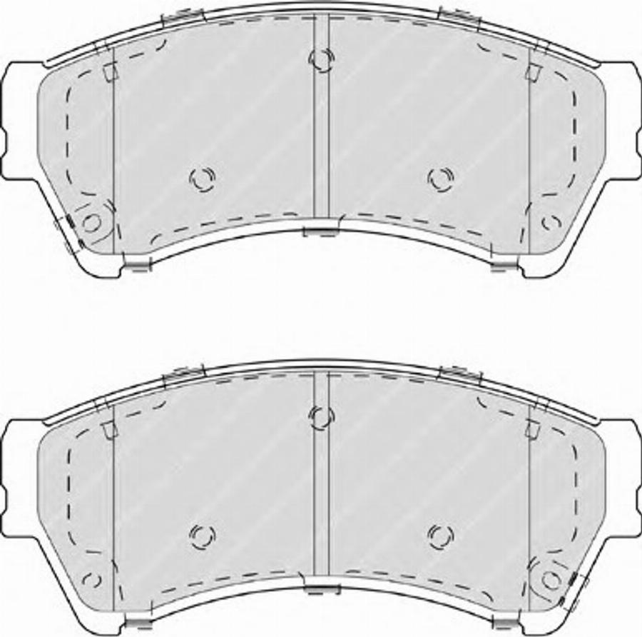 Ferodo FSL4062 - Jarrupala, levyjarru inparts.fi