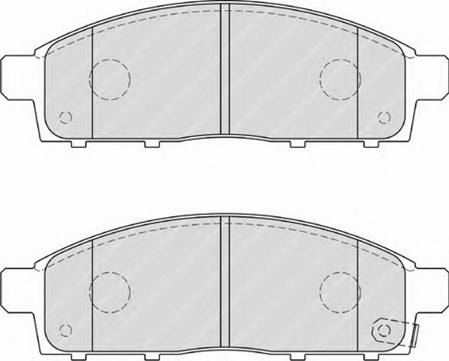 Ferodo FSL4023 - Jarrupala, levyjarru inparts.fi