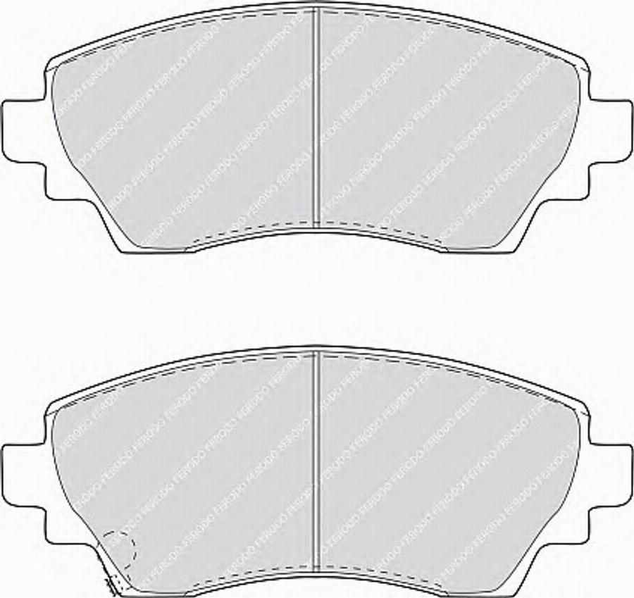 Ferodo FSL1391 - Jarrupala, levyjarru inparts.fi