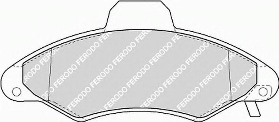 Ferodo FSL1276 - Jarrupala, levyjarru inparts.fi