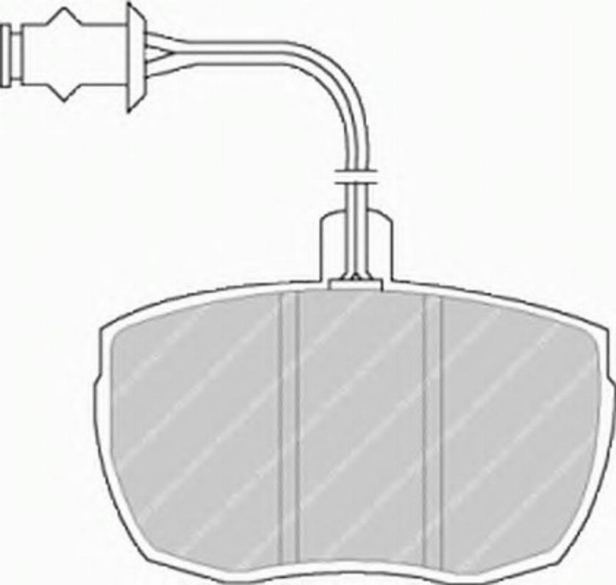 Ferodo FSL841 - Jarrupala, levyjarru inparts.fi