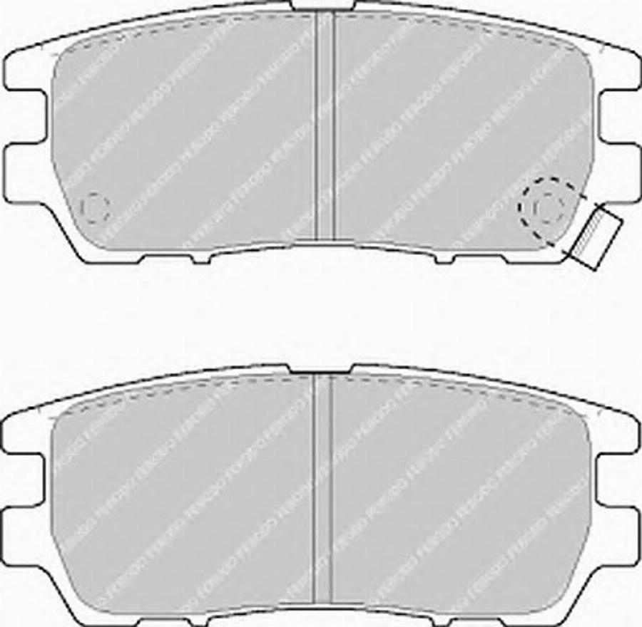 Ferodo FSL804 - Jarrupala, levyjarru inparts.fi