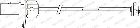 Ferodo FWI393 - Kulumisenilmaisin, jarrupala inparts.fi