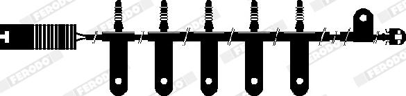 Ferodo FWI270 - Kulumisenilmaisin, jarrupala inparts.fi