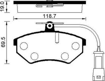 BOSCH 0 986 560 943 - Jarrupala, levyjarru inparts.fi