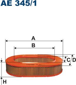 Filtron AE345/1 - Ilmansuodatin inparts.fi