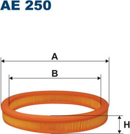 Filtron AE250 - Ilmansuodatin inparts.fi