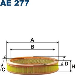 Filtron AE277 - Ilmansuodatin inparts.fi