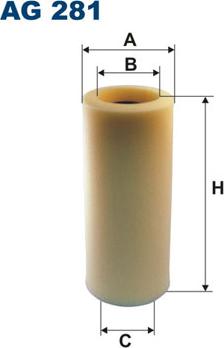 Filtron AG281 - Ilmansuodatin inparts.fi