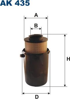 Filtron AK435 - Ilmansuodatin inparts.fi