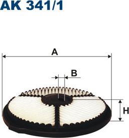 Filtron AK341/1 - Ilmansuodatin inparts.fi