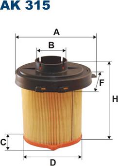 Filtron AK315 - Ilmansuodatin inparts.fi