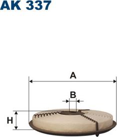 Filtron AK337 - Ilmansuodatin inparts.fi