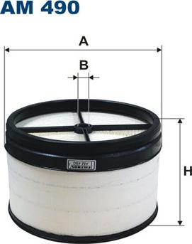 Filtron AM490 - Ilmansuodatin inparts.fi