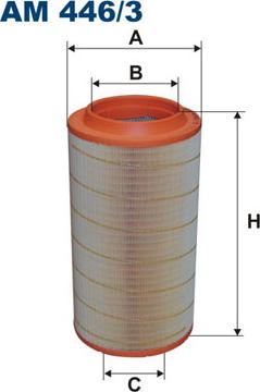 Filtron AM446/3 - Ilmansuodatin inparts.fi