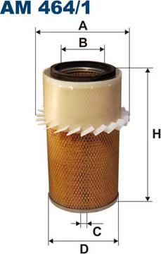 Filtron AM464/1 - Ilmansuodatin inparts.fi