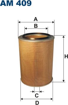 Filtron AM409 - Ilmansuodatin inparts.fi