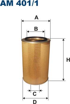 Filtron AM401/1 - Ilmansuodatin inparts.fi