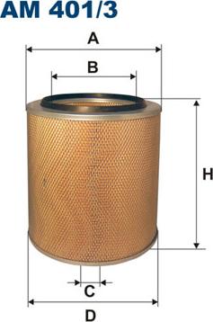 Filtron AM401/3 - Ilmansuodatin inparts.fi