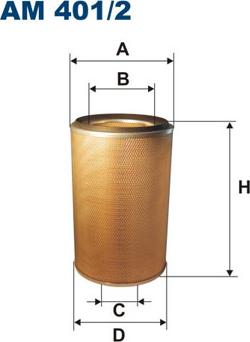 Filtron AM401/2 - Ilmansuodatin inparts.fi