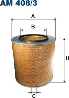 Filtron AM408/3 - Ilmansuodatin inparts.fi