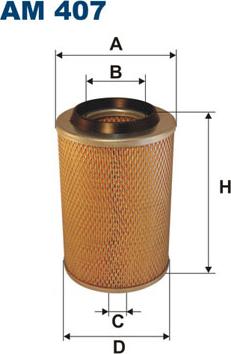 Filtron AM407 - Ilmansuodatin inparts.fi