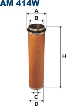 Filtron AM414W - Toisioilmasuodatin inparts.fi