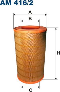 Filtron AM416/2 - Ilmansuodatin inparts.fi