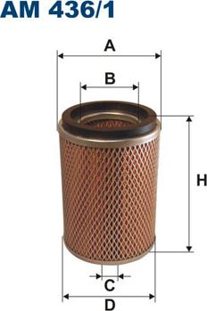 Filtron AM436/1 - Ilmansuodatin inparts.fi