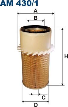 Filtron AM430/1 - Ilmansuodatin inparts.fi