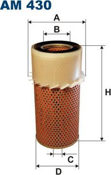 Filtron AM430 - Ilmansuodatin inparts.fi