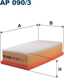 Filtron AP090/3 - Ilmansuodatin inparts.fi