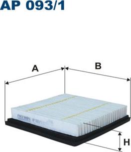 Filtron AP093/1 - Ilmansuodatin inparts.fi
