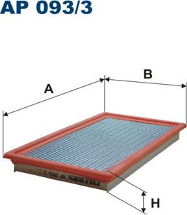 Filtron AP093/3 - Ilmansuodatin inparts.fi