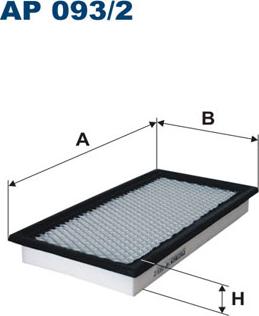 Filtron AP093/2 - Ilmansuodatin inparts.fi