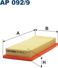 Filtron AP092/9 - Ilmansuodatin inparts.fi