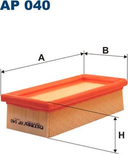 Filtron AP040 - Ilmansuodatin inparts.fi