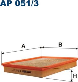 Filtron AP051/3 - Ilmansuodatin inparts.fi