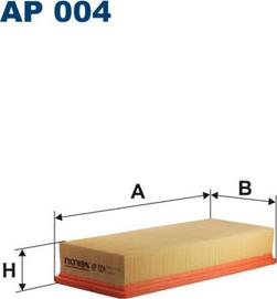 Filtron AP004 - Ilmansuodatin inparts.fi